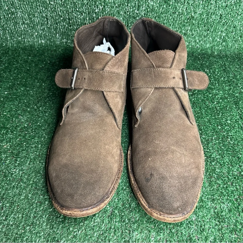 To Boot New York Brown Suede Chukka Boots Size 10.5 Made In Italy